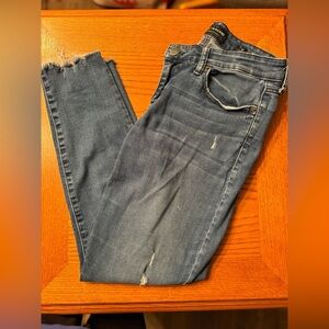 Lucky Brand Medium Wash Ankle Skinny Jeans Size 10